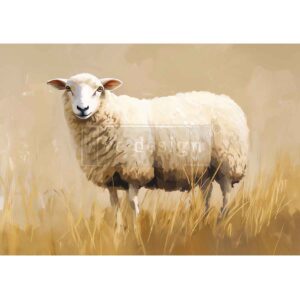 Pasture Dreams - A3 decoupage