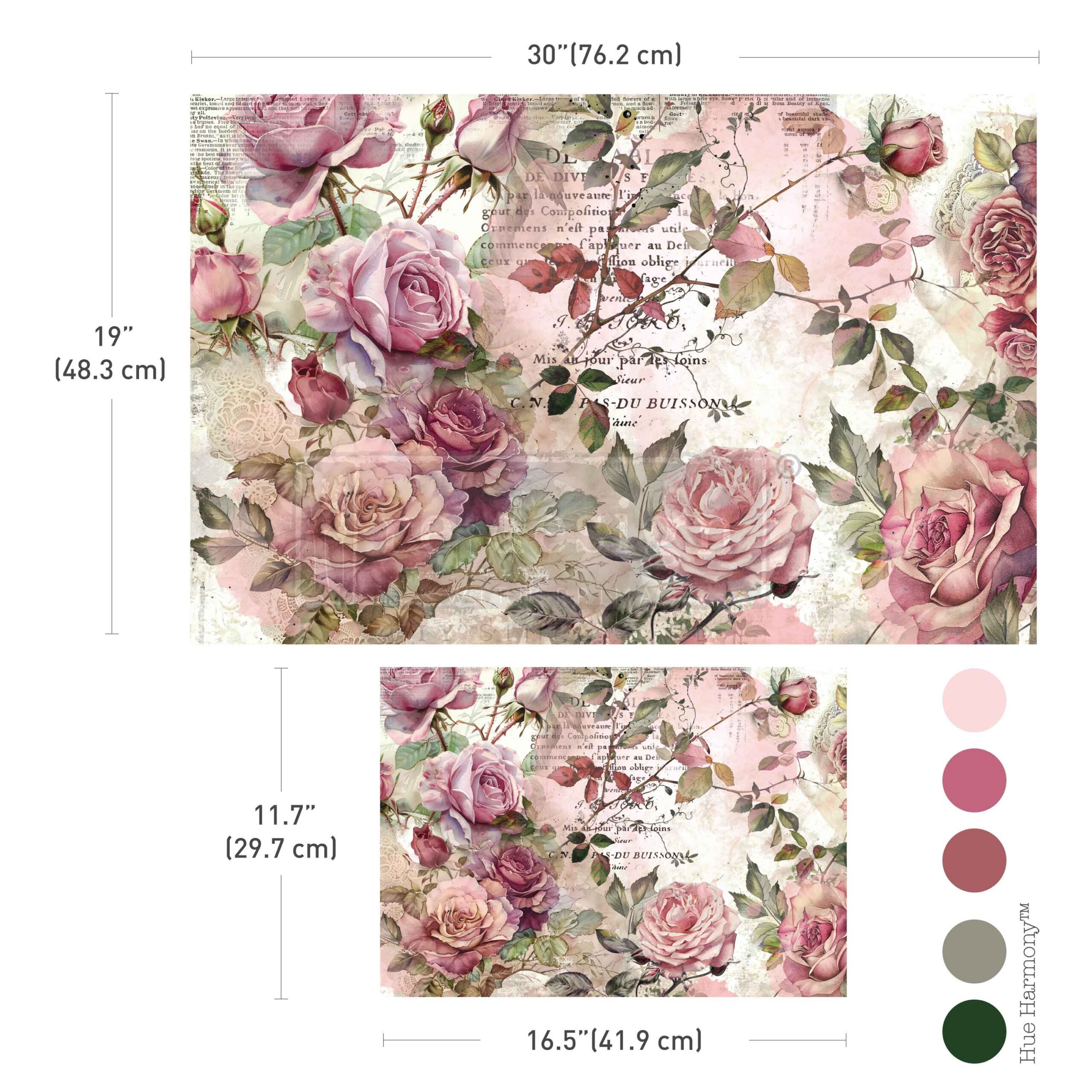Dusty Velvet Mauve - Double Delight Decoupage