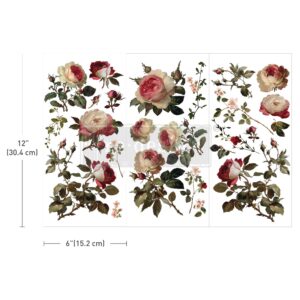 Pre-Order Small Transfer - Midnight Rose