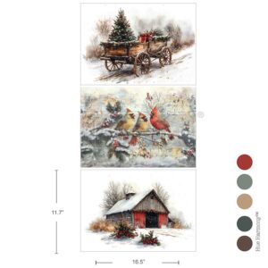 Christmas in the Countryside A3
