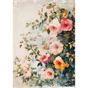 Blush Symphony - A3 Decoupage