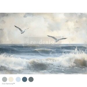 Echoes on the Water - Decoupage 19.5" x 30"