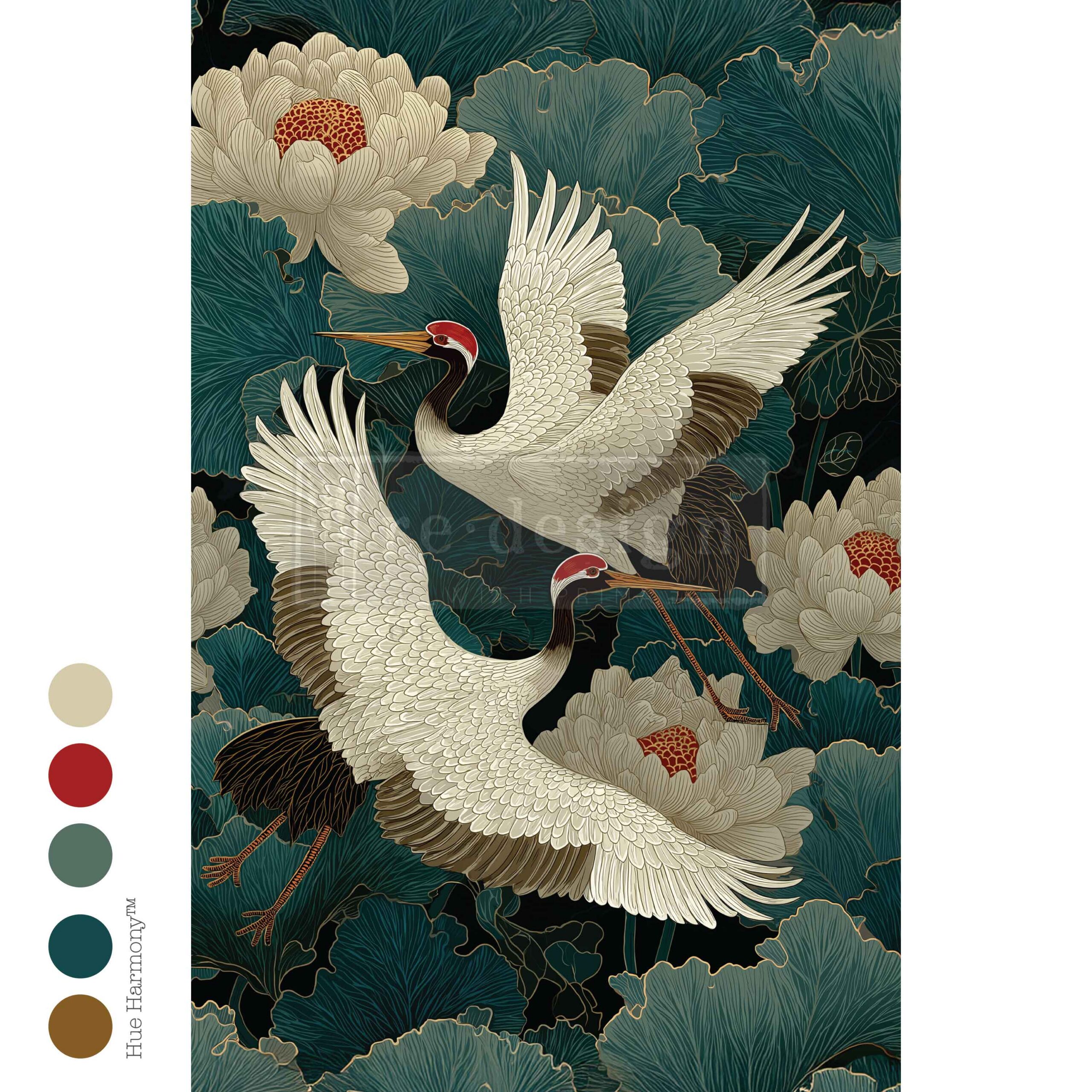 Grace in Flight - Decoupage 19.5" x 30"