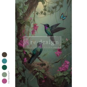 The Iridescent Interval - Decoupage 19.5" x 30"