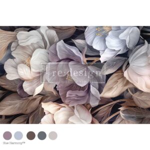 Petals in Pose - Decoupage 19.5" x 30"