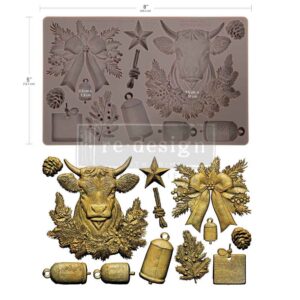 Winter Barnstead - Decor Mould 5" x 8"