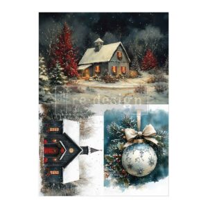 Silent Timber Memoirs - A4 Decoupage Set 8.3" x 11.5"