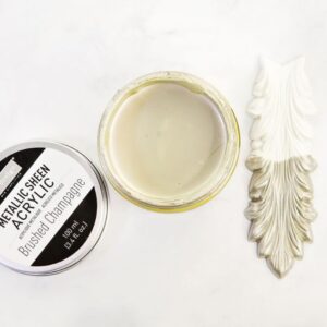 Brushed Champagne Acrylic Metallic Paint
