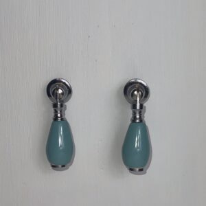 Tear Drop Knob - Teal
