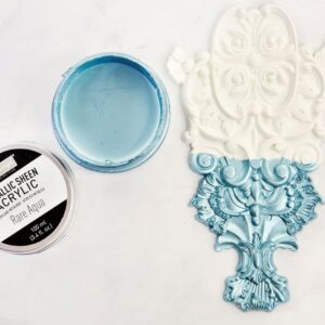 Rare Aqua Acrylic Metallic Paint
