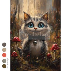 Whiskers of Wit- A3 Decoupage