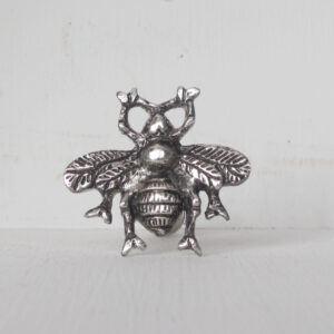 Bee - Antique Silver
